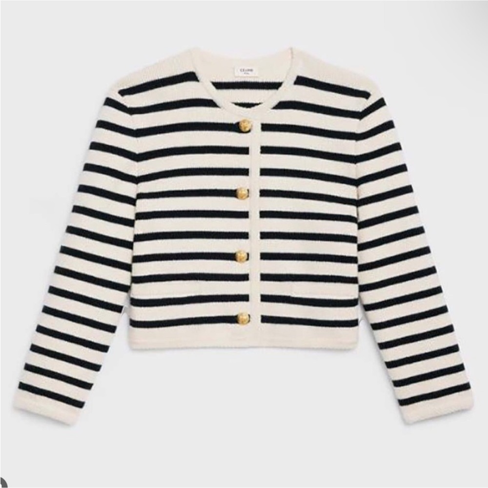 Massimo Dutti striped cardigan size S